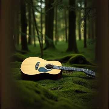 Guitare seule au bois