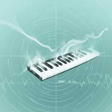 Whistling with piano on background